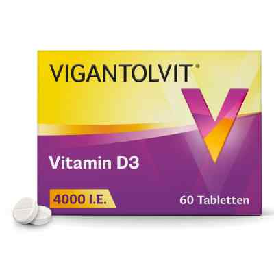 Vigantolvit 4.000 internationale Einheiten Vitamin D3 Tabletten 60 stk von WICK Pharma - Zweigniederlassung der Procter & Gam PZN 18107141