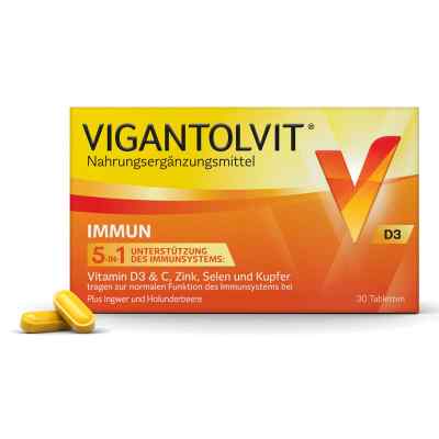Vigantolvit Immun Filmtabletten 30 stk von WICK Pharma - Zweigniederlassung der Procter & Gam PZN 16752311