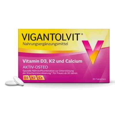 Vigantolvit Vitamin D3 K2 Calcium Filmtabletten 30 stk von WICK Pharma - Zweigniederlassung der Procter & Gam PZN 14371711