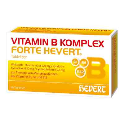 Vitamin B Komplex Forte Hevert Tabletten 60 stk von Hevert-Arzneimittel GmbH & Co. KG PZN 16901389