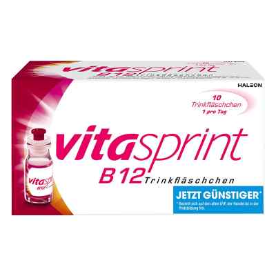 Vitasprint B12 Trinkfläschchen mit Vitamin B12 für mehr Energie 10 stk von GlaxoSmithKline Consumer Healthcare PZN 01843551
