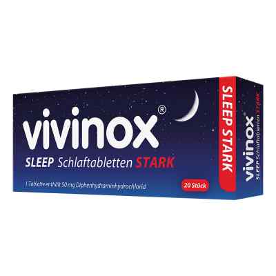 Vivinox SLEEP stark Schlaftabletten bei Schlafstörungen 20 stk von Dr. Gerhard Mann Chem.-pharm.Fabrik GmbH PZN 02083906