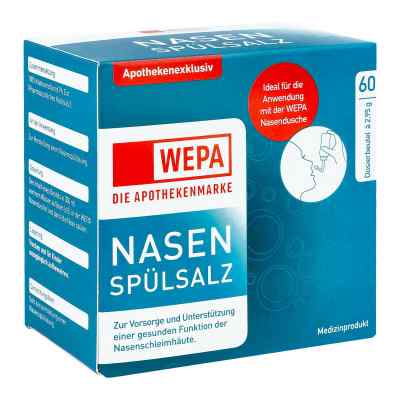 Wepa Nasenspülsalz 60X2.95 g von WEPA Apothekenbedarf GmbH & Co KG PZN 13712363
